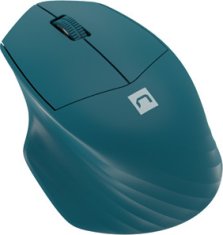 Natec Natec optická myš SISKIN 2/Kancelářská/Optická/Pro praváky/1 600 DPI/USB+BT/Modrá