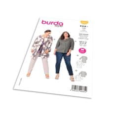 Burda Střih Burda 6034 - Sako, kabát se zapínáním na patenty