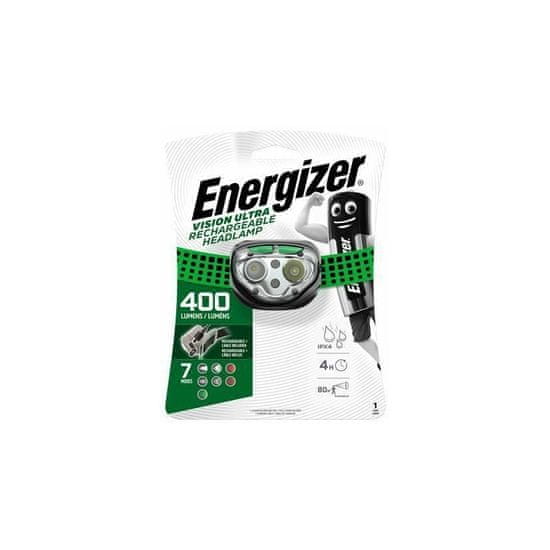 Energizer LED čelová svítilna VISION ULTRA 400Lm, nabíjecí, USB