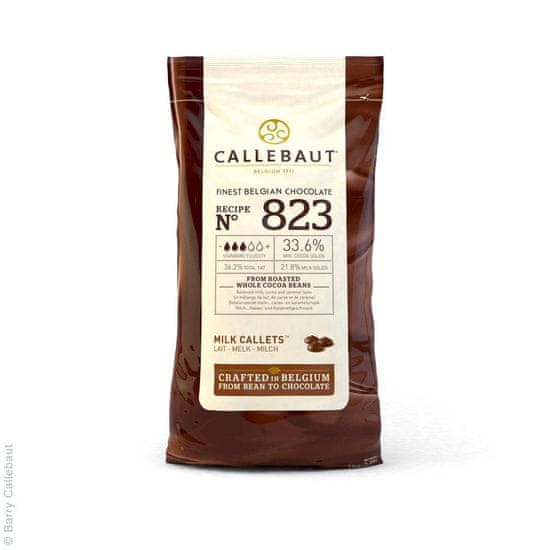 Callebaut 823 mléčná čokoláda 33,6% 1 kg