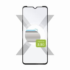FIXED Ochranné tvrzené sklo FIXED Full-Cover pro Nokia C21, lepení přes celý displej, černé