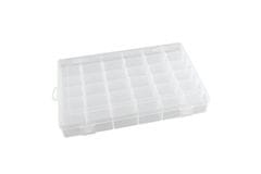 INTEREST Plastová úložná krabička s přepážkami až 36 pozic.