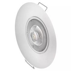 Emos Bílé LED bodové svítidlo 5W s výklopným rámečkem Economy+ Barva světla: Denní bílá ZD3122