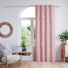 AmeliaHome Závěs Calm s průchodkami 140x250 růžový