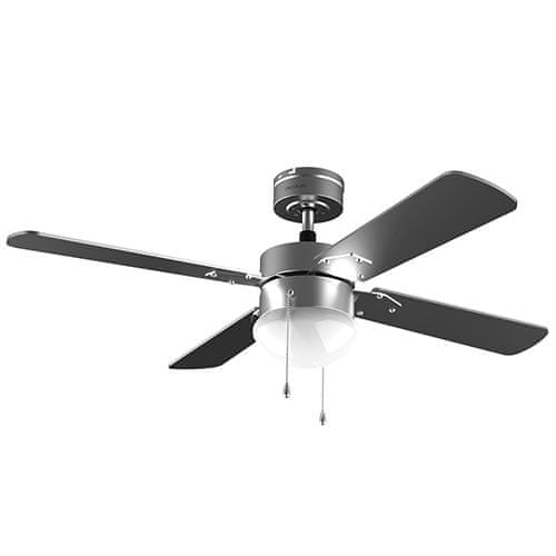 Cecotec Ventilátor , 5840 EnergySilence Aero 5350 Black Design, stropní, průměr 132 cm, 3 lopatky, LED žárovka, 6 rychlostí, časovač, 30 W