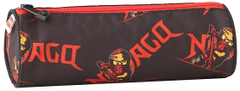 LEGO Bags Ninjago Red - pouzdro na tužky kulaté