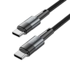 Tech-protect Ultraboost kabel USB-C / USB-C 60W 3A 2m, šedý