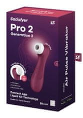 Satisfyer Satisfyer Pro 2 Generation 3 with Liquid Air Technology Wine Red