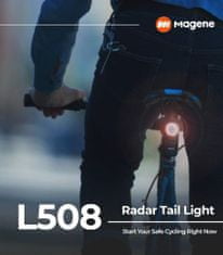 Zadní světlo s radarem pro detekci vozidel Magene L508 Radar Tail Light