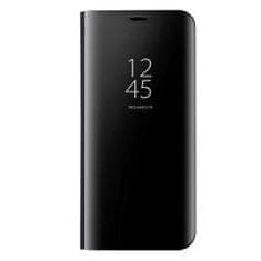 IZMAEL Pouzdro Clear View pro Motorola Moto G9 Play/Moto E7 Plus - Černá KP8828