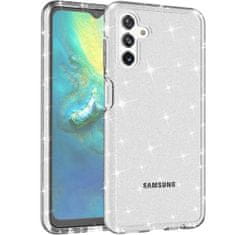 IZMAEL Průsvitné pouzdro se třpytkami pro Samsung Galaxy A13 5G - Transparentní KP17848