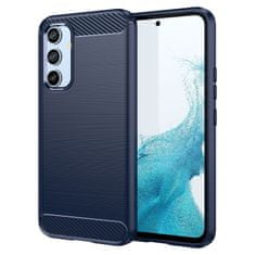 IZMAEL Pouzdro Carbon Bush TPU pre Samsung Galaxy A54 - Tmavě Modrá KP24602