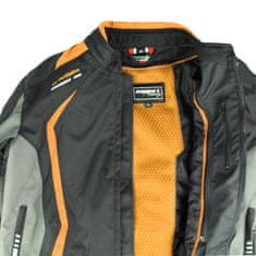 Cappa Racing Bunda moto dámská AREZZO textilní černá/oranžová XL