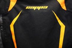 Cappa Racing Bunda moto AREZZO textilní černá/oranžová (tištěná) M