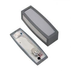 SLV BIG WHITE MERIDIAN BOX, venkovní nástěnné svítidlo, TC-(D,H,T,Q)SE, antracit, max. 20 W, se senzorem 230085