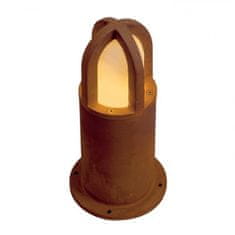 SLV BIG WHITE RUSTY CONE 40, venkovní stojací lampa, TC-DSE, IP54, kulatá, rezavé železo, pr./V 15/40 cm, max. 11 W 229431