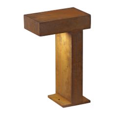 SLV BIG WHITE RUSTY PATHLIGHT, venkovní stojací lampa, úsporná žárovka GX53, IP44, rezavé železo, max. 9 W 230090