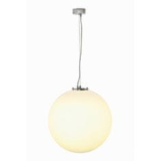 SLV BIG WHITE ROTOBALL 50, závěsné svítidlo, TC-TSE, stříbrošedé/bílé, pr. 50 cm, max. 24 W 165400