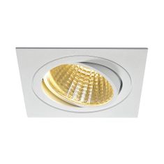 SLV BIG WHITE SADA NEW TRIA 1, vestavné svítidlo, jedna žárovka, LED, 2700K, hranaté, bílé, 30°, 29 W