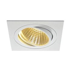 SLV BIG WHITE SADA NEW TRIA 1, vestavné svítidlo, jedna žárovka, LED, 2700K, hranaté, bílé, 30°, 29 W