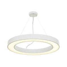 SLV BIG WHITE MEDO RING 90, závěsné svítidlo, LED, bílé, pr. 90 cm, vč. ovladače LED 133851