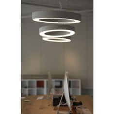 SLV BIG WHITE MEDO RING 60, závěsné svítidlo, LED, bílé, pr. 60 cm, vč. ovladače LED 133841