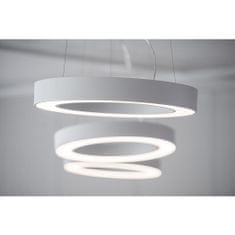 SLV BIG WHITE MEDO RING 60, závěsné svítidlo, LED, bílé, pr. 60 cm, vč. ovladače LED 133841