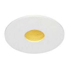 SLV BIG WHITE H-LIGHT 1, vestavné svítidlo, LED, 2700K, kulaté, bílé, 20°, 11,5 W