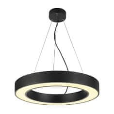 SLV BIG WHITE MEDO RING 60, závěsné svítidlo, LED, černé, pr. 60 cm, vč. ovladače LED 133840