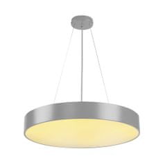 SLV BIG WHITE MEDO 60, stropní svítidlo, LED, 3000K, kulaté, stříbrošedé, pr. 60 cm, s možností převybavení na závěsné svítidlo, 40 W