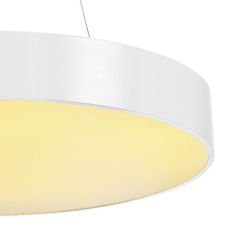 SLV BIG WHITE MEDO 60, stropní svítidlo, LED, 3000K, kulaté, bílé, pr. 60 cm, s možností převybavení na závěsné svítidlo, 40 W 135121