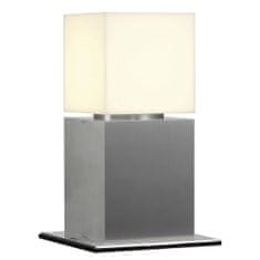 SLV BIG WHITE SQUARE POLE 30, venkovní stojací lampa, TC-TSE, IP44 , hranatá, nerezová ocel 304, D/Š/V 18/18/30 cm, max. 20W 1000344