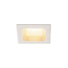 SLV BIG WHITE VERLUX, vestavné svítidlo, LED, 3000K, bílé matné, D/Š/H 8,5/8,5/4,5 cm, 10 W 112682