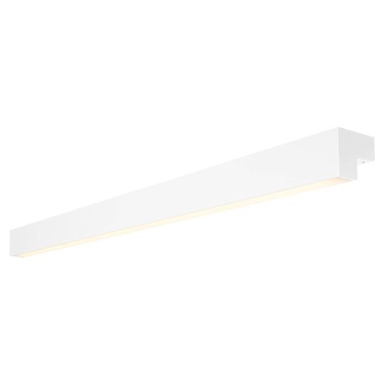 SLV BIG WHITE L-LINE 120 LED nástěnné a stropní svítidlo, IP44, 3000K, 3000 lm, bílé 1001303