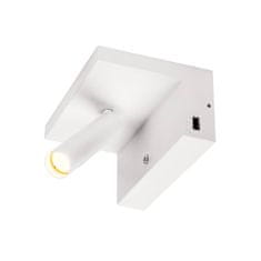 SLV BIG WHITE KARPO Bedside LED vnitřní nástěnné nástavbové svítidlo, bílá, 3000K 1002140