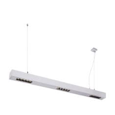 SLV BIG WHITE Q-LINE PD LED vnitřní závěsné svítidlo, 1m, BAP, stříbrná, 3000K 1000934