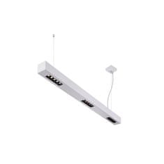 SLV BIG WHITE Q-LINE PD LED vnitřní závěsné svítidlo, 1m, BAP, stříbrná, 3000K 1000934