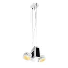 SLV BIG WHITE TEC KALU CW LED vnitřní nástěnné a stropní nástavbové svítidlo, double, bílá / černá, 24°, 3000K 1001432