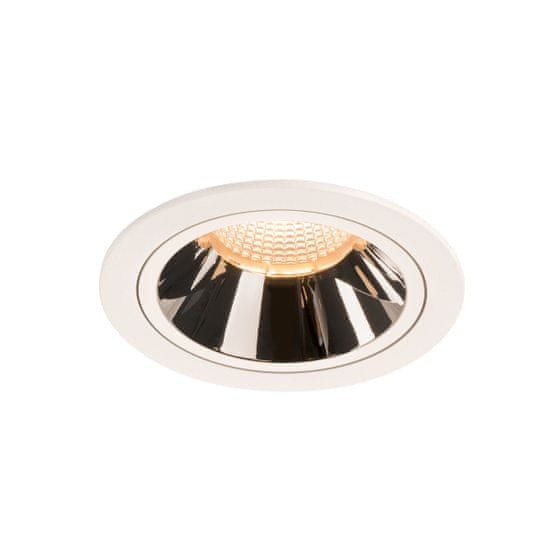 SLV BIG WHITE NUMINOS DL L vnitřní LED zápustné stropní svítidlo bílá/chrom 2700 K 40° 1003930