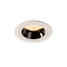 SLV BIG WHITE NUMINOS DL M vnitřní LED zápustné stropní svítidlo bílá/chrom 3000 K 55° včetně listových pružin 1003885