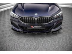 Maxton Design spoiler pod přední nárazník ver.3 pro BMW řada 8 Gran Coupe/G16, černý lesklý plast ABS