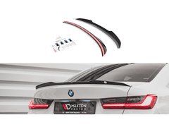 Maxton Design prodloužení spoileru pro BMW řada 3 G20, černý lesklý plast ABS