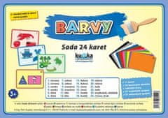 Kolektiv autorů: Sada 24 karet Barvy