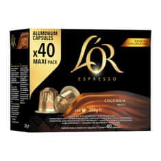 L'Or Espresso Colombia 40 ks kapslí, kompatibilní s kávovary Nespresso