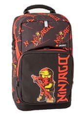 LEGO Bags Ninjago Red Optimo - školní batoh, 3 dílný set