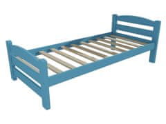 eoshop Dětská postel TOMÁŠ "DP 008" (Barva dřeva: barva modrá, Rozměr: 90 x 200 cm)