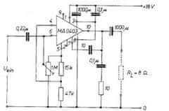 HADEX MA0403A NF zesilovač 3,5W