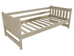 eoshop Dětská postel BARBORA "DP 024" (Barva dřeva: surové dřevo, Rozměr: 80 x 200 cm)