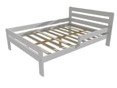 eoshop Dětská postel se zábranou VMK001C KIDS (Barva dřeva: barva bílá, Rozměr: 140 x 200 cm)