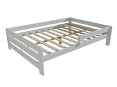 eoshop Dětská postel se zábranou VMK003D KIDS (Barva dřeva: barva bílá, Rozměr: 140 x 200 cm)